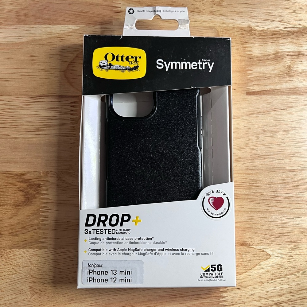 OtterBox Symmetry Black Case for iPhone 13 Mini